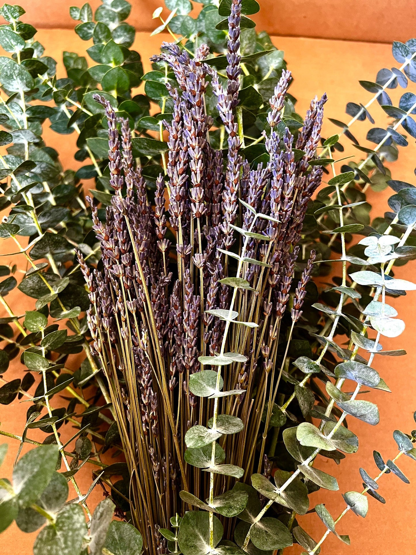 Eucalyptus Dried Lavender Bundle Decor Shower Aroma Therapy, Spa, Natural Decongestant, Fragrance, Wedding Greenery Wedding Valentines Gift
