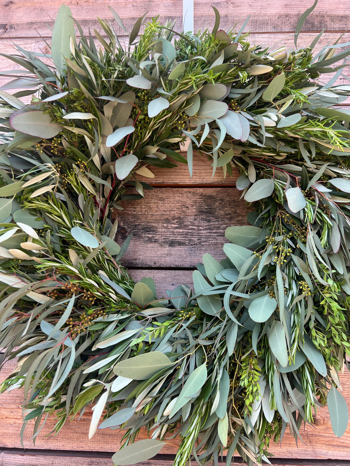 Fresh Green Classic Eucalyptus, Rosemary Wreath – Door – Centerpiece