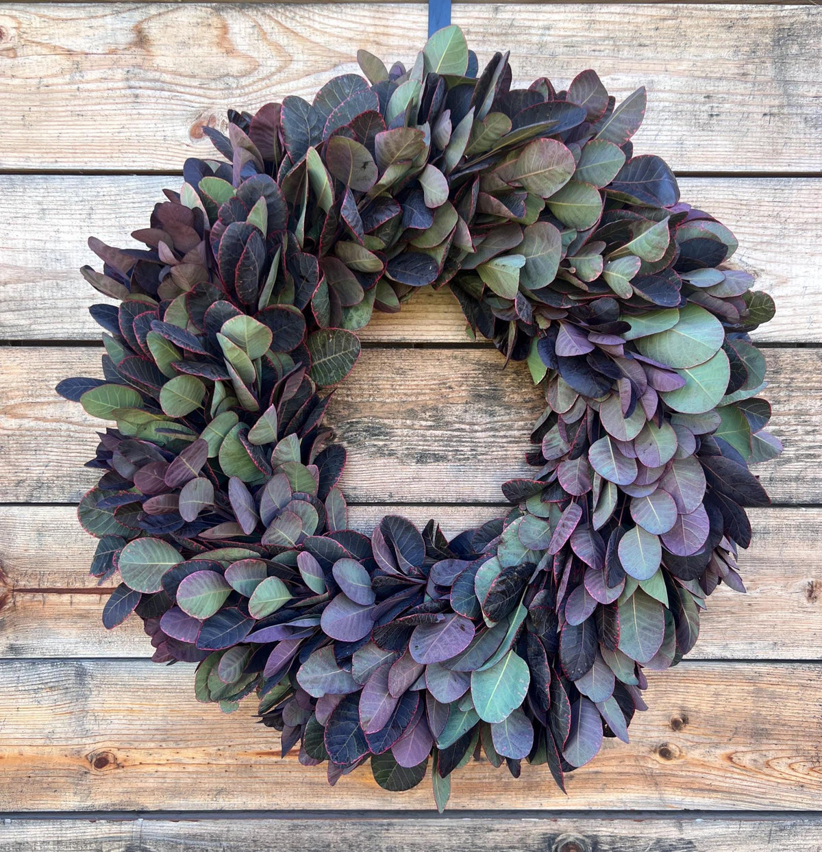 Fresh Smoke Bush Wreath – Fall Autumn Boho Home Decor