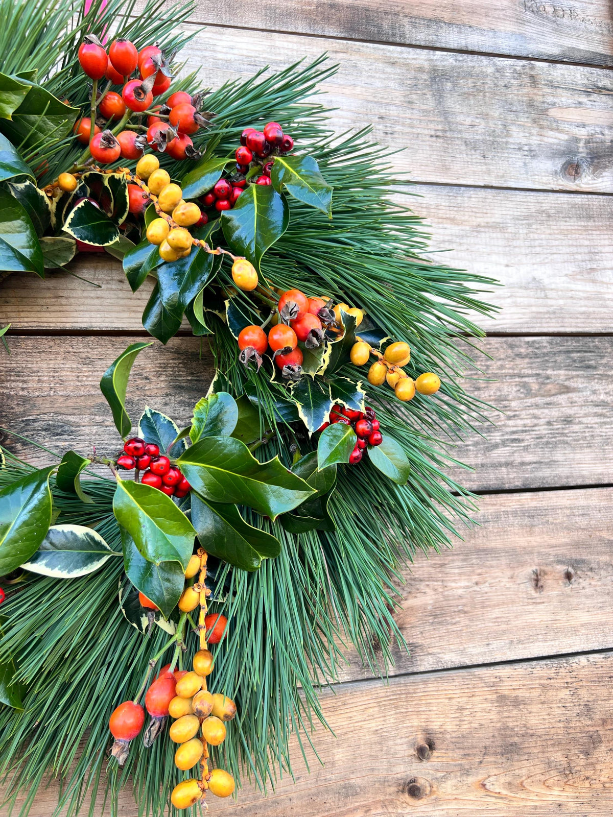 Fresh Mixed Evergreen Ponderosa, Red, Yellow
