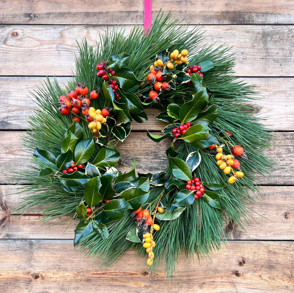 Fresh Mixed Evergreen Ponderosa, Red, Yellow