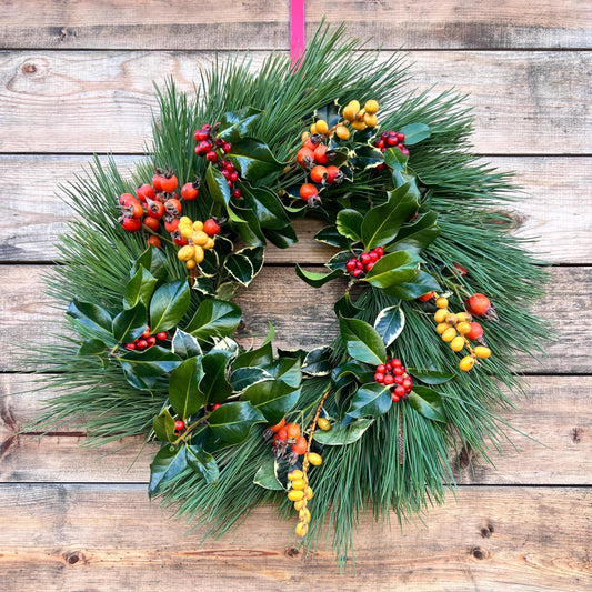 Fresh Mixed Evergreen Ponderosa, Red, Yellow